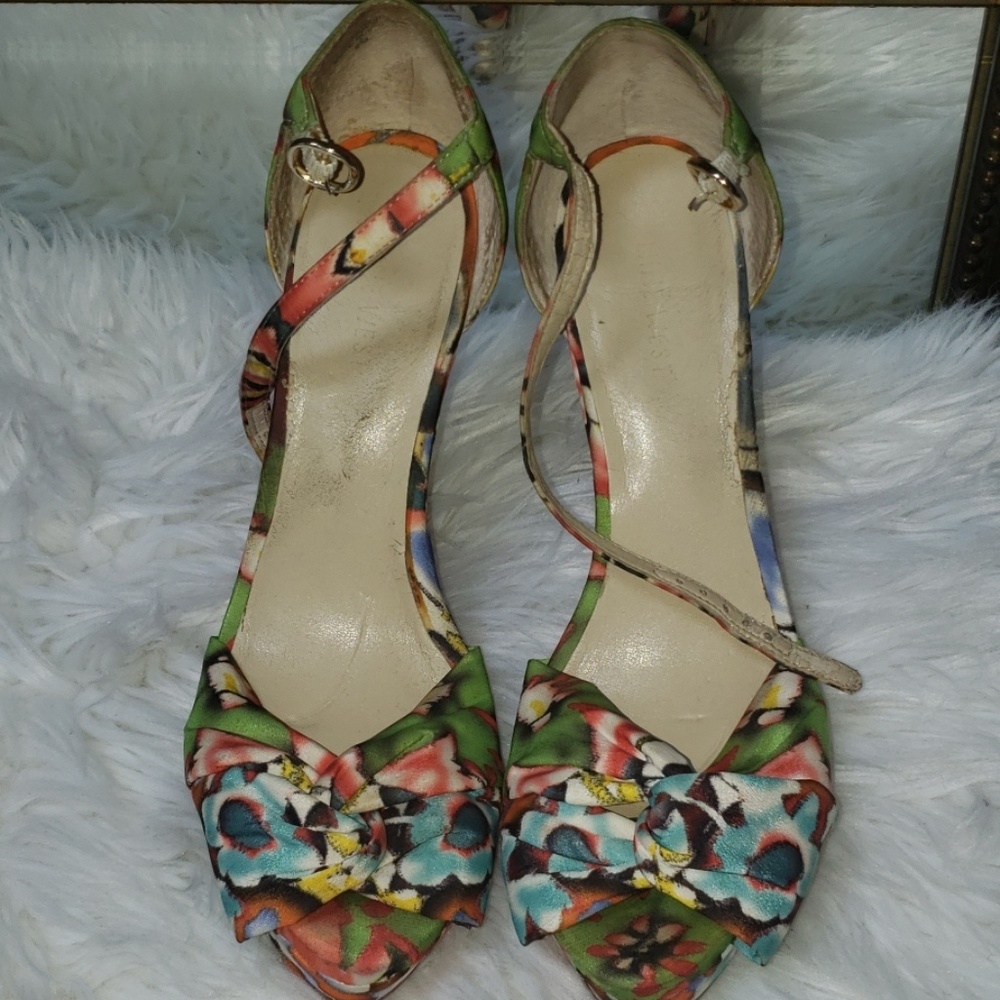 Vintage Floral Wedges